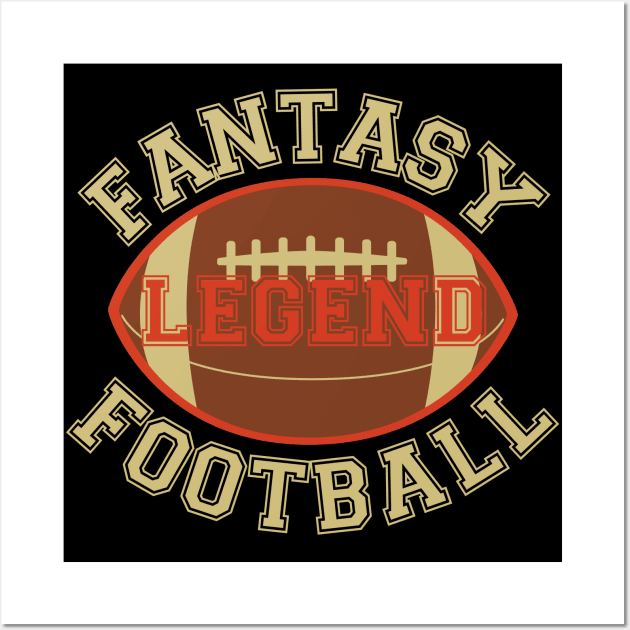 Fantasy Football Legend Wall Art by FullOnNostalgia